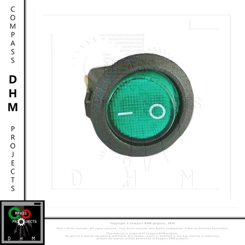 Interruttore tondo led - interruttore,