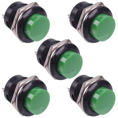 Pezzi pulsante push verde - 5,