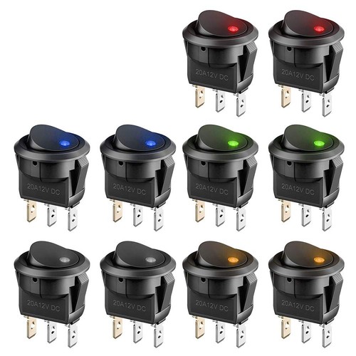 Interruttore pulsante led on - a,