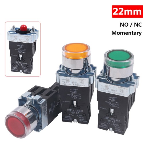Interruttore pulsante 22mm - interruttore,